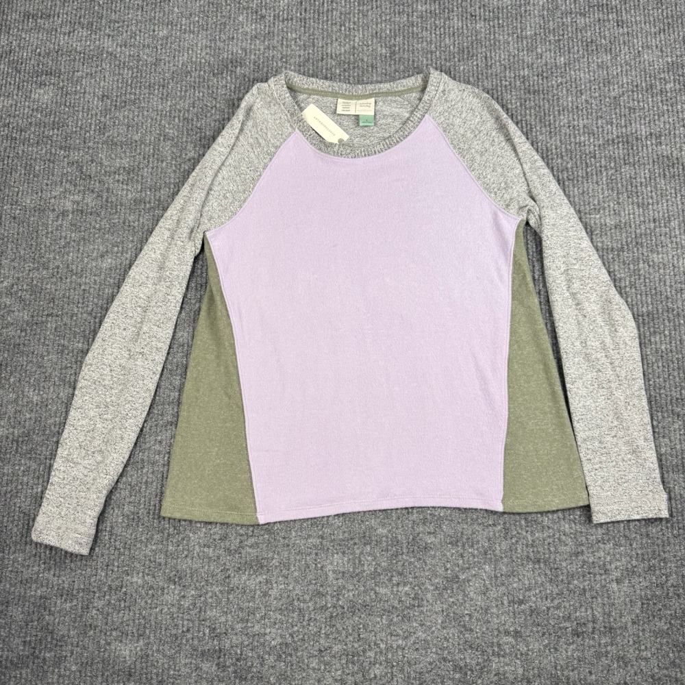 Anthropologie Saturday Sunday Top Womens S Colorblock Lightweight Lounge It Girl